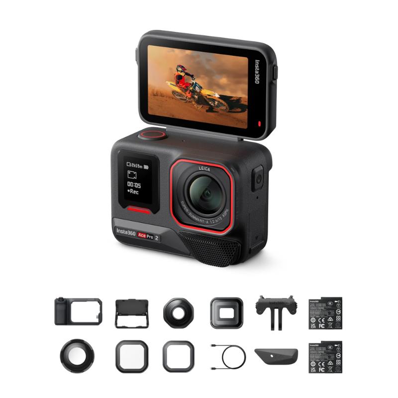 Insta360 Ace Pro 2 – Pro Shooter Kit, Dual Battery