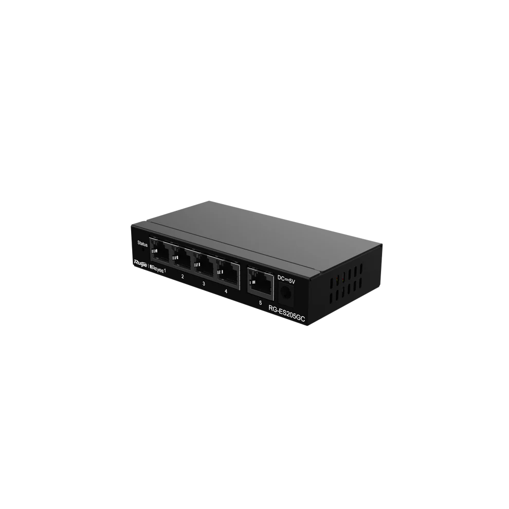 RG-ES205GC, 5-Port Gigabit Smart Cloud Managed Non-PoE Switch 3