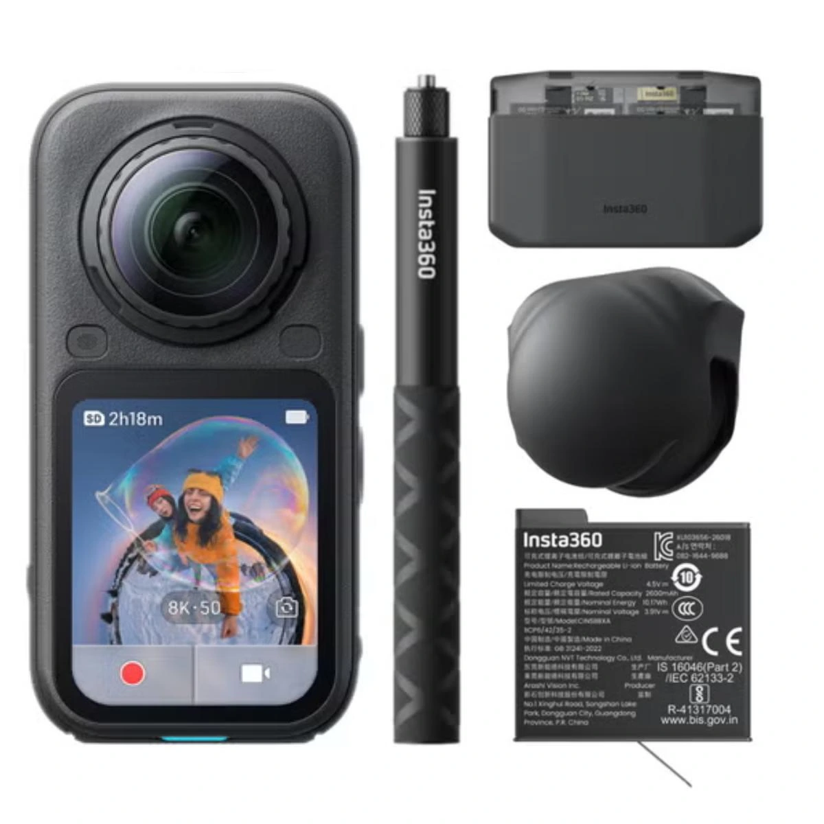 Insta360 X6 Essentials Bundle Midnight Black